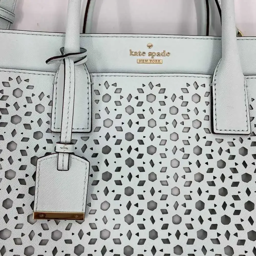 Kate Spade Mint Blue Leather Cameron Street Satchel | Classic Style